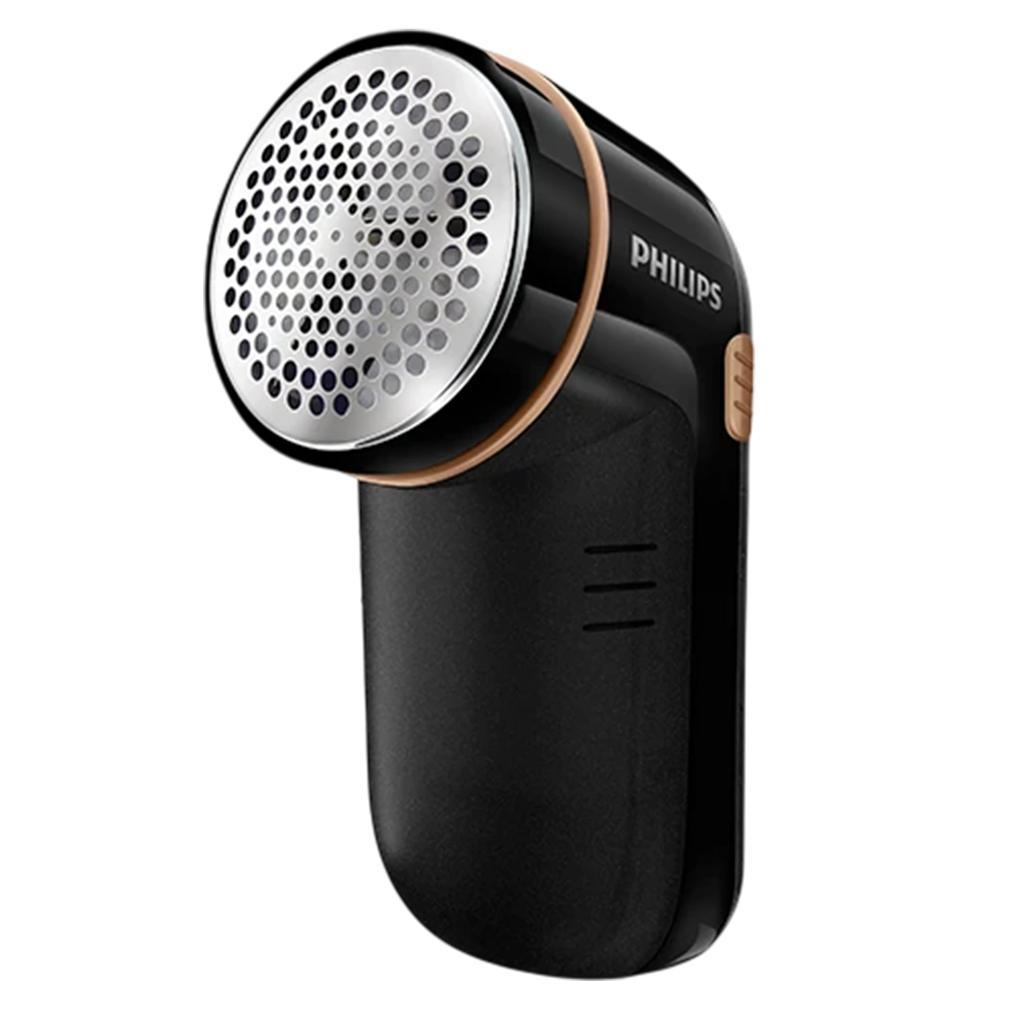 Phlilips Fabric Shave GC026/80 Garment Care - Efficient Fabric Pill Removal - High-Speed Performance - Multi-Size Mesh Holes - Black