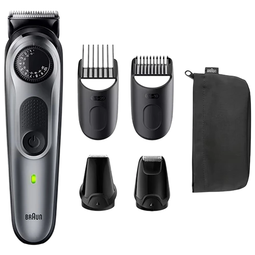 Braun Beard Trimmer Series 5 BT5440 - Trims and Details with 40 Length Settings and Ultra-Sharp Blades - Grey
