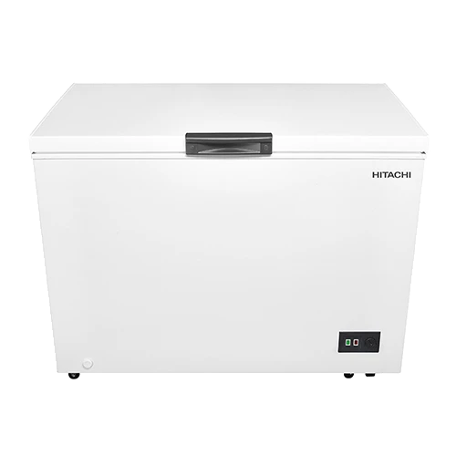 Hitachi Chest Freezer HRCS11316MNWIQ - 11.5 ft. Capacity - Adjustable Mechanical Thermostat - LED Interior Lighting - Removable Wire Baskets - Fast-Freeze Function - White