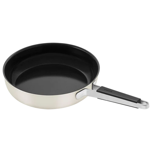 Zwilling Pure Frying Pan 28 Cm 18/10 Stainless Steel with Ceramic Non-Stick Coating - Ivory White