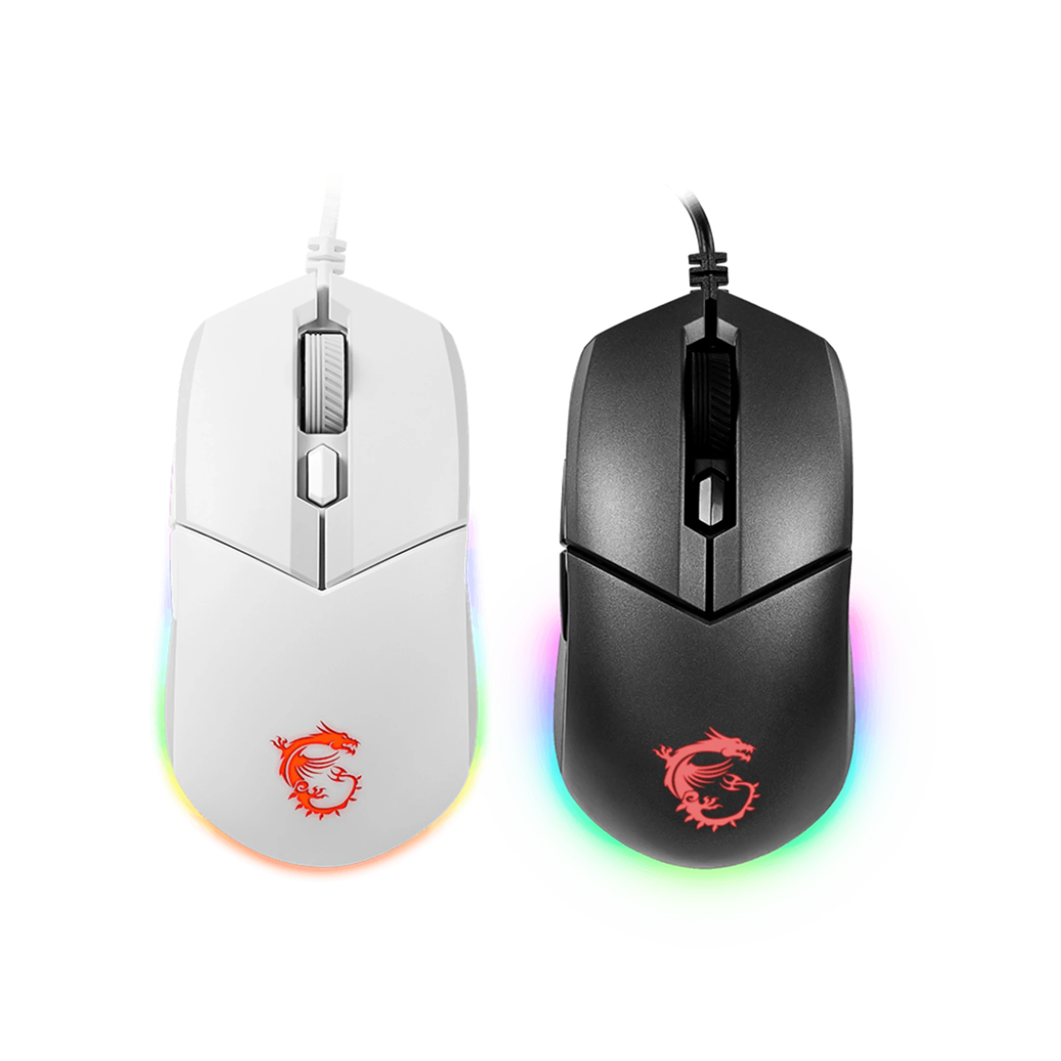 MSI Clutch GM11 Gaming Mouse - 5000 DPI - Wired - Symmetrical Design