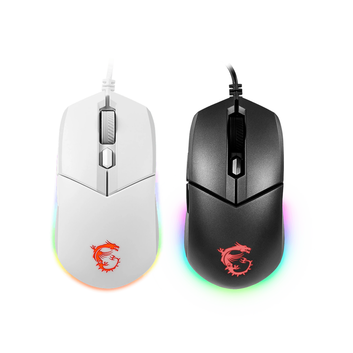 MSI Clutch GM11 Gaming Mouse - 5000 DPI - Wired - Symmetrical Design