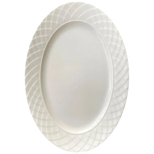Gural ALF30KY00 Porcelain Plate Alpha 30 cm Boat - White