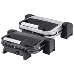 Fakir Crispy Mat Sandwich Maker - High Power 1800 W - Adjustable Temperature Control - Removable Non-Stick Plates - Oil-Drainage Channels