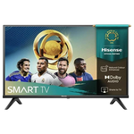 Hisense Smart Television A4Q - Full HD Resolution - VIDAA Smart OS - DTS Virtual X Audio - Multiple Connectivity Options - Wide Viewing Angle - Black