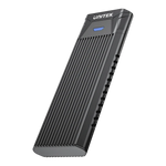 Unitek SolidForce PCIe/NVMe M.2 SSD Enclosure Lite S1203ABK - Ultra Fast Transfer Speed - Wide Compatibility - Practical and Sleek Design - Ease of Use - Black