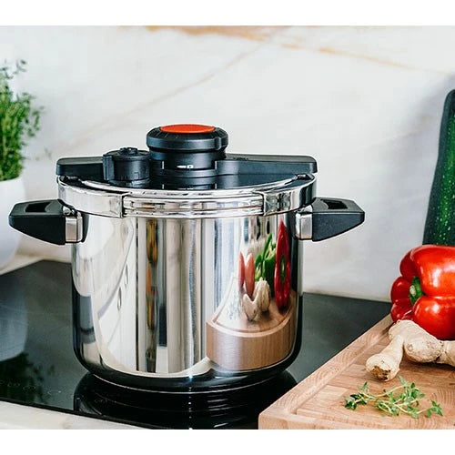 Silampos Traditional Stainless Steel Pressure Cooker no Basket - Silver