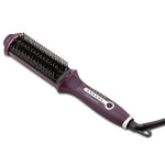 Fakir Illusion Effect Ionic Hair Straightening Brush - Tourmaline Ceramic Coating - Ionic Technology - Up to 220°C Adjustable Heat - Wet & Dry Use