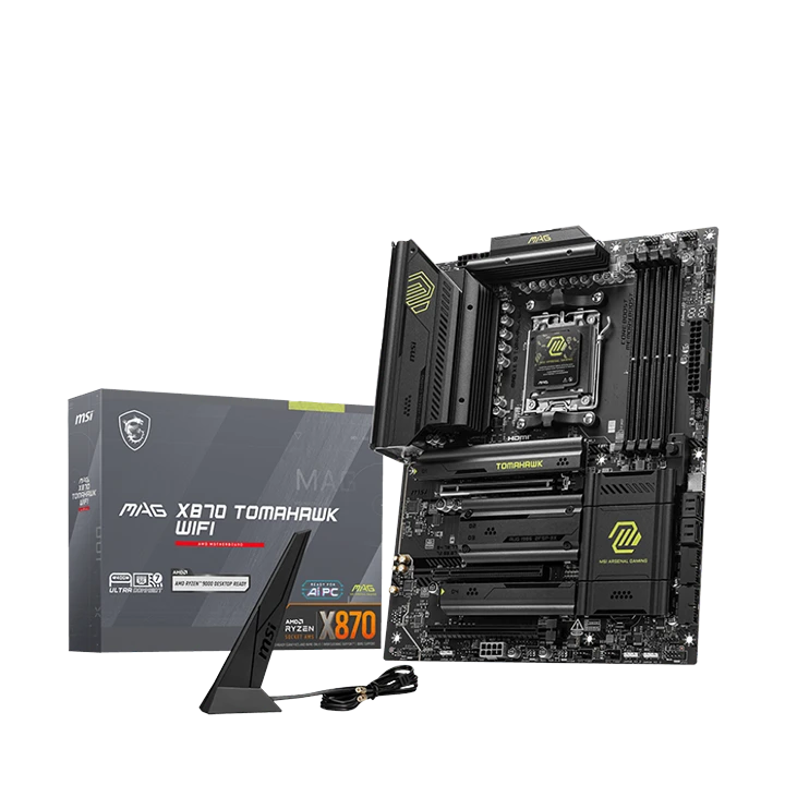 MSI Z890 Gaming Plus WIFI ATX Motherboard - Supports Intel Core Ultra Processors - DDR5 - PCIe 5.0 - Wi-Fi 7 and 5G LAN - Black / Silver