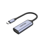 Unitek 8K USB-C to HDMI 2.1 Adapter V1416B - Ultra-High Resolution & Refresh Rates - Advanced Visual Performance - Variable Refresh Rate - HDCP 2.3 & 3D Compliance - Durable Aluminum Alloy Casing - Space Grey