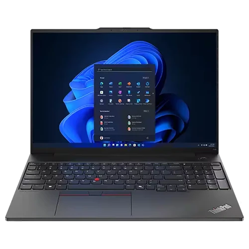 Lenovo Laptop ThinkPad E16 Gen 2 - Intel Core Ultra 5-125U - Ram 8 GB DDR5 - Hard Disk 512 GB SSD - 16 Inch WUXGA FHD Display - DOS - Black