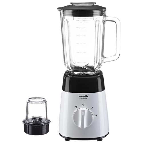 Moonlife Friendlylife Blender MF322 - Powerful Motor 500W - 2 Speeds - 1.5 Liters Capacity Jar