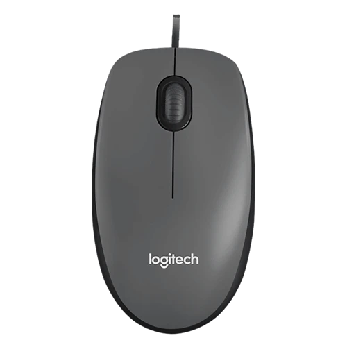 Logitech M90 Mouse - 1000 DPI - Wired - Optical Tracking - Grey