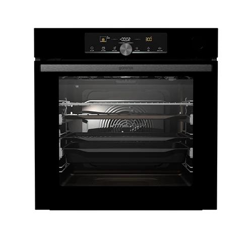 Gorenje Built-In Oven 60cm BSA6747A04BGWI - 77L BigSpace - ConnectLife Smart Control - 22 AutoBake Programs - Black