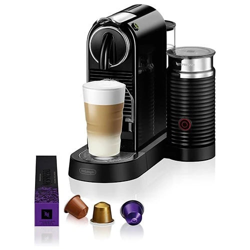 De'Longhi Citiz & Milk Nespresso Capsule Coffee Machine EN267 - 19 Bar Pump - 1.0L Capacity - Aerocino Milk System - Auto-Off Function