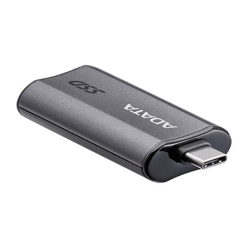 ADATA SC750 External SSD - USB 3.2 Gen2 Type-C - 1,050 MB/s - Black Titanium