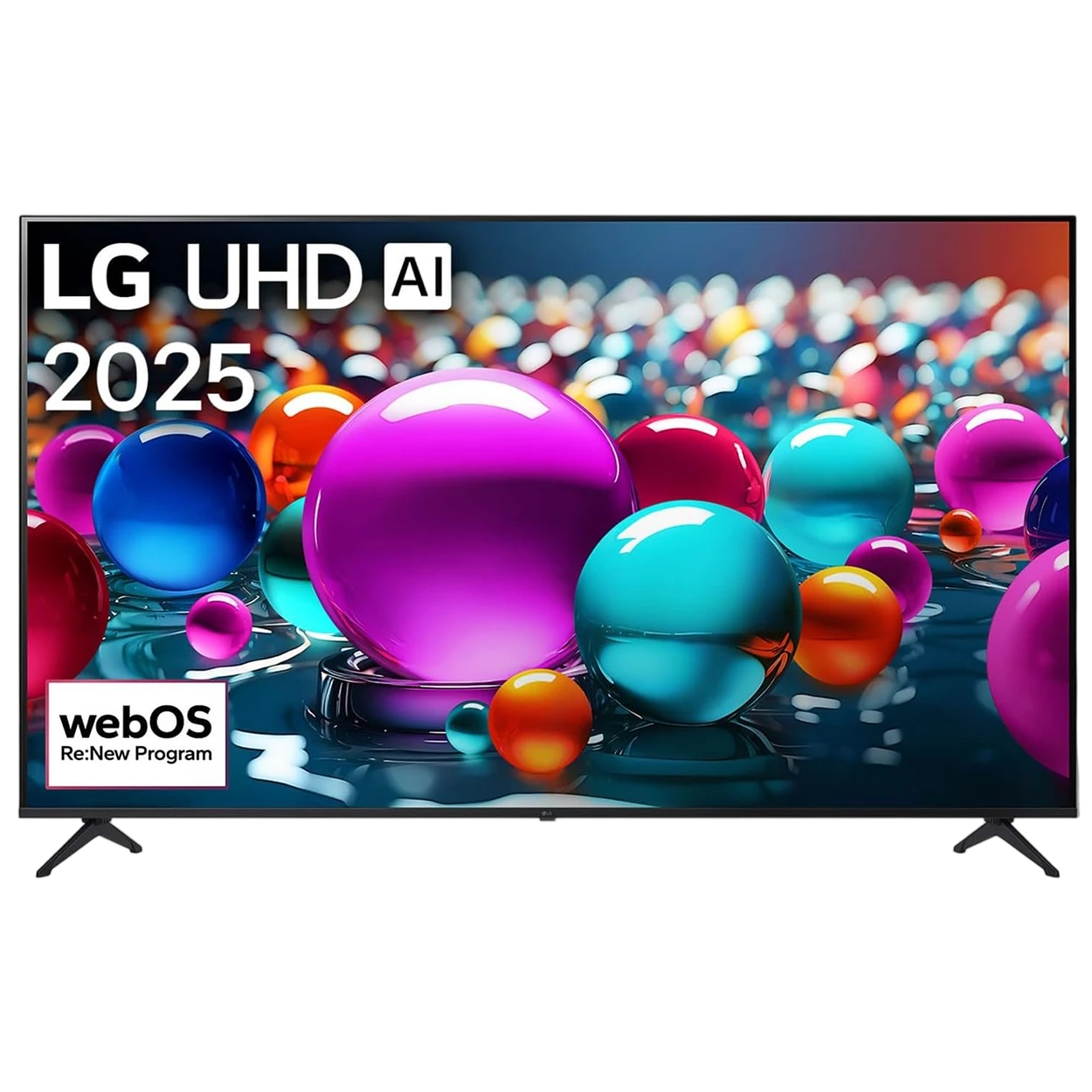 LG UHD AI UA85 4K Smart TV 43UA85006LA - 43 Inch 4K UHD Display - Alpha 7 AI Processor Gen8 - webOS 25 Operating System - AI Sound Pro - Optimized Gaming Portal - Black